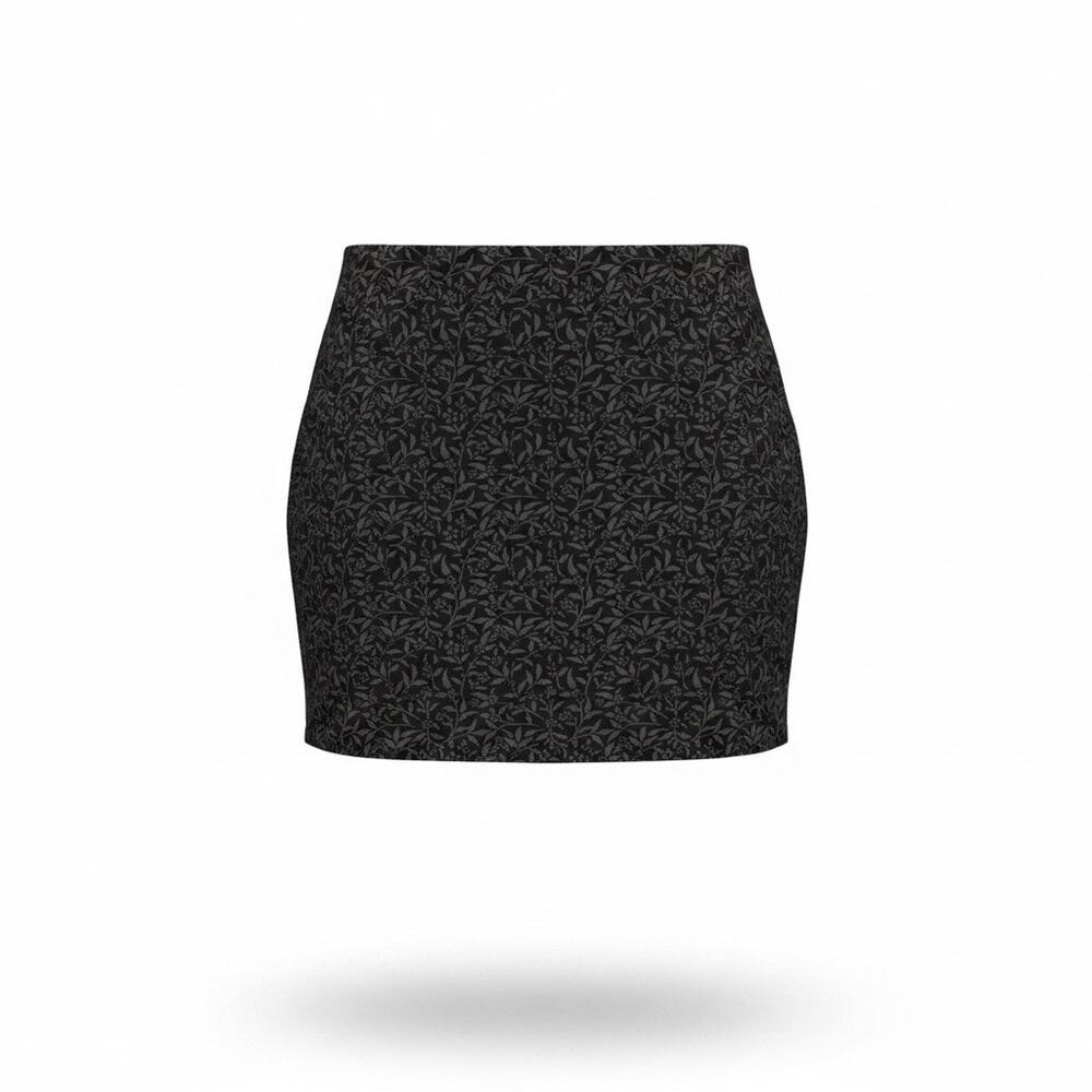 Zuda Women's Floral Skort Built-In Stretch Bike Shorts XL